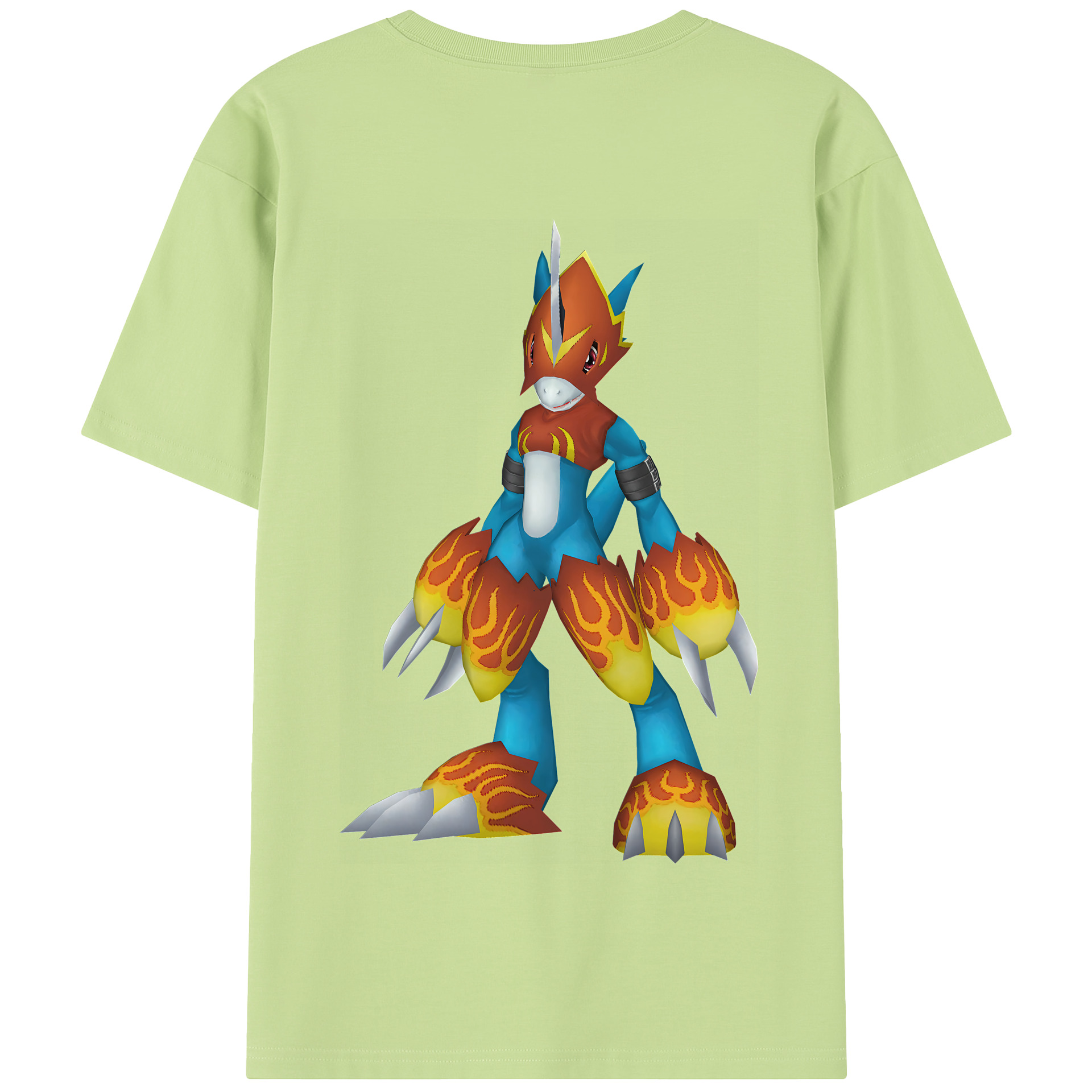 （画像用） Digimon デジタルモンスター/デジモン 綿100％半袖Tシャツ（背面プリント）